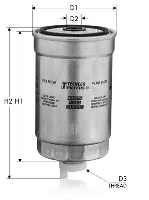 GS1194 TECNECO FILTERS Топливный фильтр