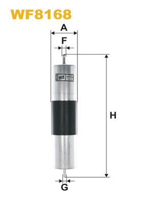 WF8168 WIX FILTERS Топливный фильтр