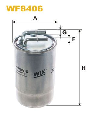 WF8406 WIX FILTERS Топливный фильтр