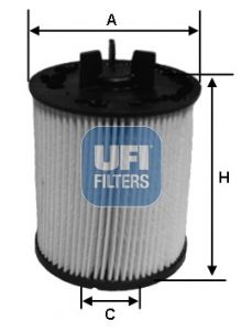 2602300 UFI Топливный фильтр