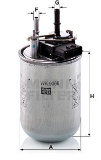 WK9066 MANN-FILTER Топливный фильтр