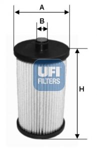 2605700 UFI Топливный фильтр