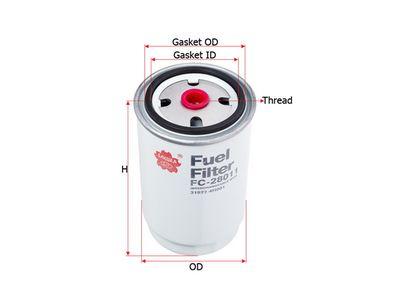 FC28011 SAKURA Automotive Топливный фильтр