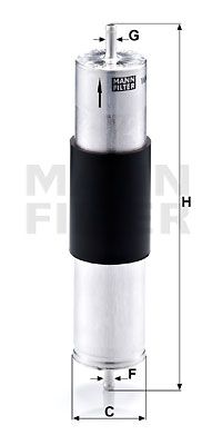 WK5213 MANN-FILTER Топливный фильтр