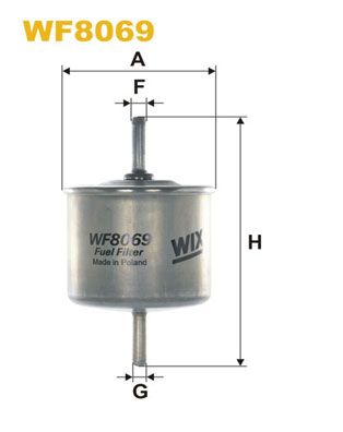 WF8069 WIX FILTERS Топливный фильтр
