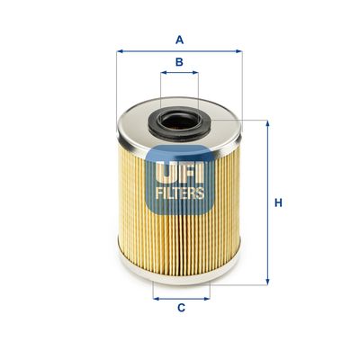 2669500 UFI Топливный фильтр