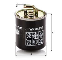 WK84217 MANN-FILTER Топливный фильтр