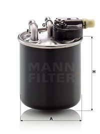 WK82022 MANN-FILTER Топливный фильтр