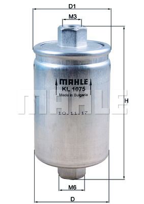 KL1075 MAHLE Топливный фильтр