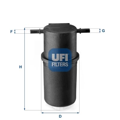 2414400 UFI Топливный фильтр
