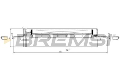FE2334 BREMSI Топливный фильтр