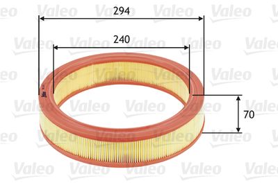 585633 VALEO Воздушный фильтр