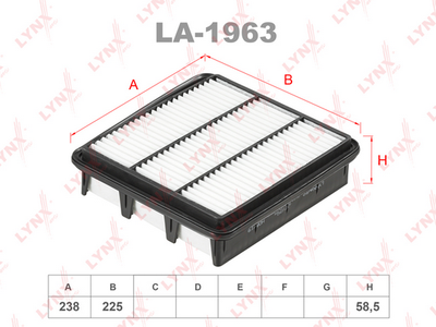 LA1963 LYNXauto Воздушный фильтр