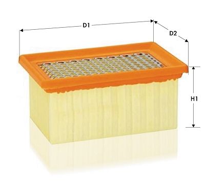 AM1641PM TECNECO FILTERS Воздушный фильтр