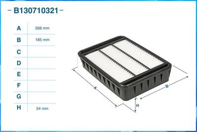 B130710321 CWORKS Воздушный фильтр