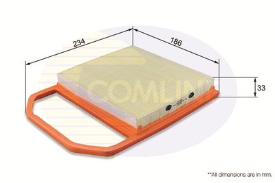 EAF908 COMLINE Воздушный фильтр