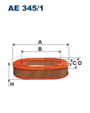 AE3451 FILTRON Воздушный фильтр