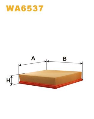 WA6537 WIX FILTERS Воздушный фильтр