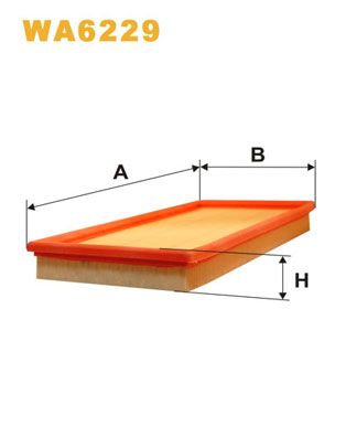 WA6229 WIX FILTERS Воздушный фильтр