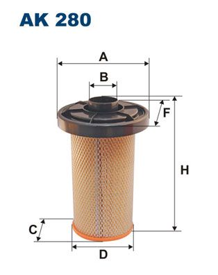 AK280 FILTRON Воздушный фильтр