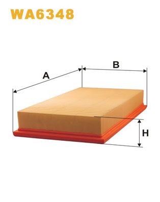 WA6348 WIX FILTERS Воздушный фильтр