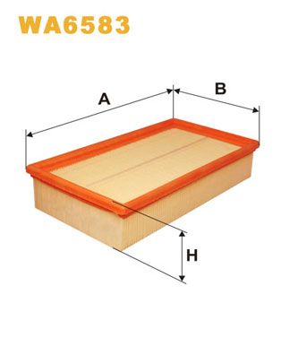 WA6583 WIX FILTERS Воздушный фильтр