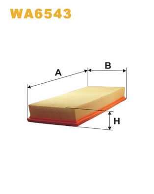 WA6543 WIX FILTERS Воздушный фильтр