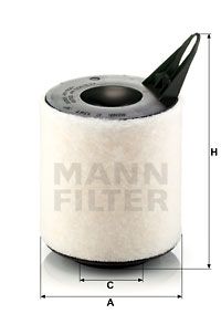 C1361 MANN-FILTER Воздушный фильтр