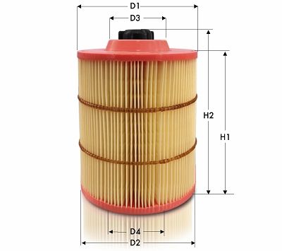 AR161422 TECNECO FILTERS Воздушный фильтр