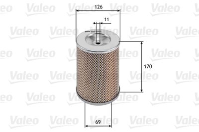 585655 VALEO Воздушный фильтр