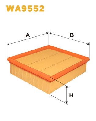 WA9552 WIX FILTERS Воздушный фильтр