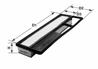 MA1365 CLEAN FILTERS Воздушный фильтр
