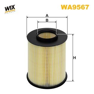 WA9567 WIX FILTERS Воздушный фильтр