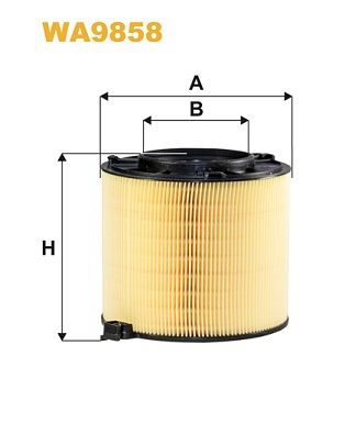 WA9858 WIX FILTERS Воздушный фильтр