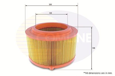 EAF843 COMLINE Воздушный фильтр