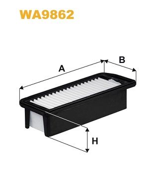 WA9862 WIX FILTERS Воздушный фильтр