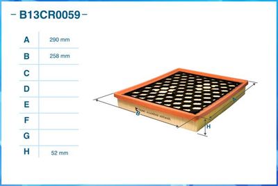 B13CR0059 CWORKS Воздушный фильтр