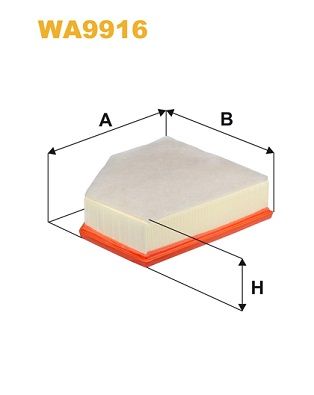 WA9916 WIX FILTERS Воздушный фильтр