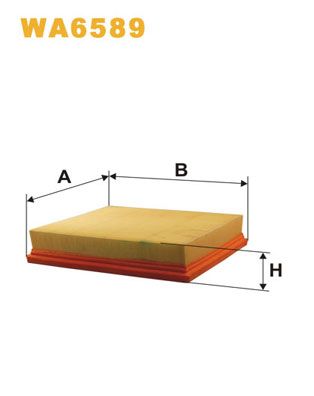 WA6589 WIX FILTERS Воздушный фильтр