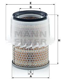 C16148 MANN-FILTER Воздушный фильтр