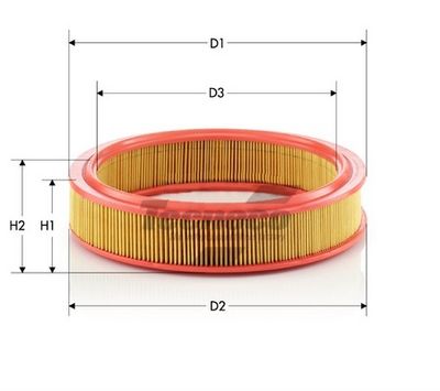 AR409 TECNECO FILTERS Воздушный фильтр