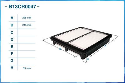 B13CR0047 CWORKS Воздушный фильтр