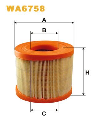 WA6758 WIX FILTERS Воздушный фильтр