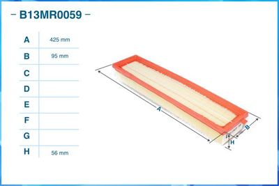 B13MR0059 CWORKS Воздушный фильтр
