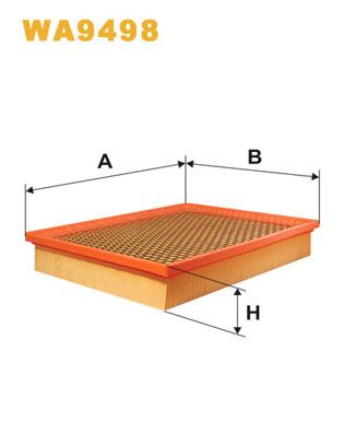 WA9498 WIX FILTERS Воздушный фильтр