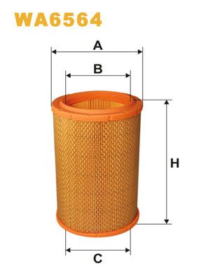 WA6564 WIX FILTERS Воздушный фильтр