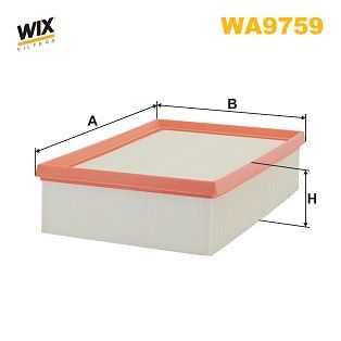 WA9759 WIX FILTERS Воздушный фильтр