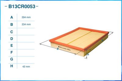 B13CR0053 CWORKS Воздушный фильтр