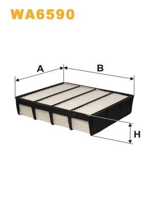 WA6590 WIX FILTERS Воздушный фильтр