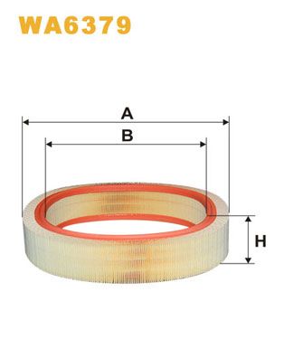 WA6379 WIX FILTERS Воздушный фильтр